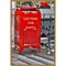 Letters for Santa Red Mailbox with Snow by Darrell Gulin Danita Delimont 16-in. W x 23-in. H. Canvas Wall Art Print Framed in Gold